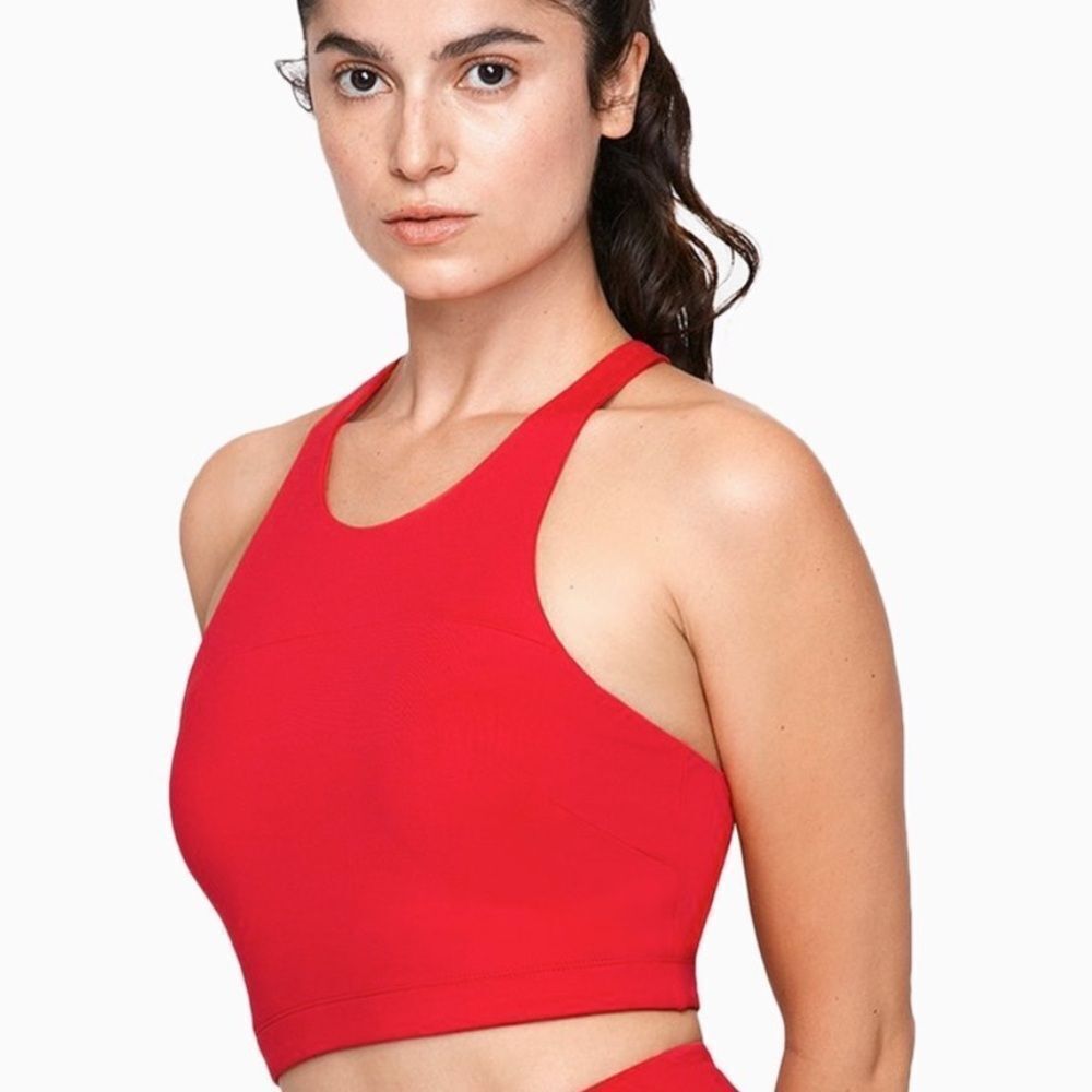 Outdoor Voices Vibrant Red Sports Bra